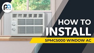 How to Install the 5000 BTU Mechanical Window AC  Perfect Aire 5PMC5000 [upl. by Adeuga754]