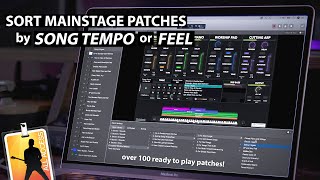 How to Build a Setlist in MainStage Using Sunday Keys  Sort Patches by Song Tempo or Feel [upl. by Ahsiekahs953]