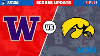 Iowa Hawkeyes vs Washington Huskies  NCAA Football 2024  College Live Score Update [upl. by Sapphire499]