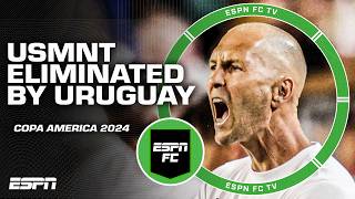 FULL REACTION United States ELIMINATED from Copa America by Uruguay  ESPN FC [upl. by Elleiad]