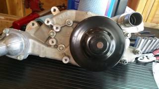 Installing Water Pump amp AC Belt on LS Motor Boosted C6 Build Part 35 [upl. by Curtice]