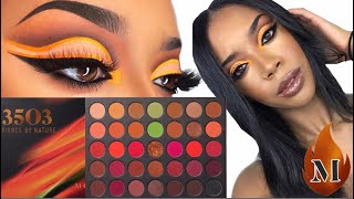 MORPHE 3503 FIERCE BY NATURE PALETTE  Eyeshadow Tutorial [upl. by Marlon]