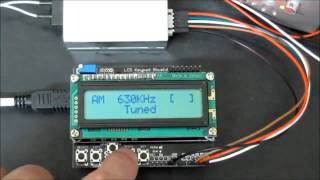 Arduino AMFM Radio with a YST936 tuner module Sanyo CCB PLL [upl. by Aivon81]