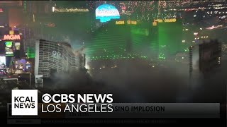 A look at the Tropicana casino hotel implosion celebration  Vegas Insider [upl. by Adnof412]