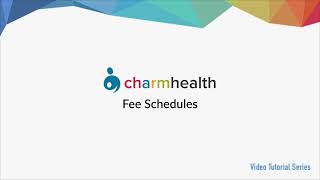 Configuring Fee Schedules [upl. by Anoirtac355]