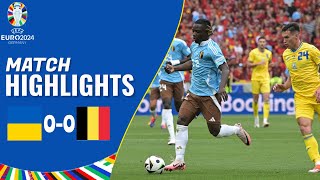 Ukraine vs Belgium  00  Highlights  UEFA Euro 2024  belgium vs ukraine [upl. by Killigrew]