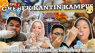 NYOBAIN JAJANAN VIRAL DI VOKASI UI GREBEK KANTIN KAMPUS EP 1 [upl. by Gladdie]