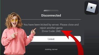 How to Fix Error Code 268 on Roblox 2024 Fix Code 268 [upl. by Eerrehs]