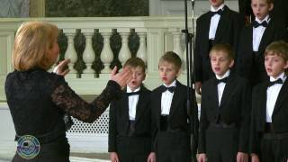 Lacrimosa from Requiem Mozart Piano  Moscow Boys Choir DEBUT [upl. by Yennaiv]