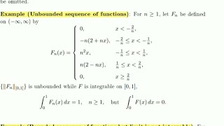 Example  unbounded sequence of function Topic 12MTH631Real Analysis 2 [upl. by Caplan893]