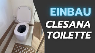 Einbau CLESANA Toilette in ABSETZKABINE  BieberTec [upl. by Ladnik432]