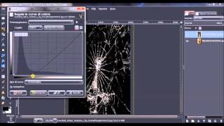 Gimp Tutorial  Effetto vetro rotto [upl. by Kirwin]