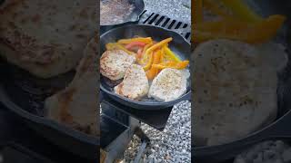 Cooking outside with fire chiassonsmoke cooking cookingoutdoors diy [upl. by Parnell]