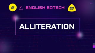 Alliteration  a figure of speech  English EdTech [upl. by Schenck]