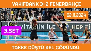 Vakıfbank 32 Fenerbahçe Medicana 02112024 [upl. by Eislel]