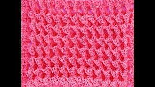 Punto 3 D a crochet muy fácil y rápido [upl. by Fiertz]