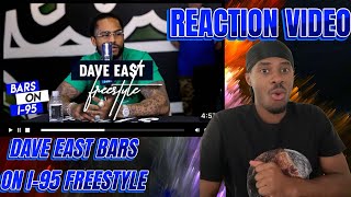 DAVE EAST BARS ON I95 FREESTYLE REACTION VIDEO BY REEK B [upl. by Attenwahs]