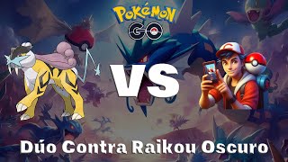 ¡DÚO LEGENDARIO DERROTANDO A RAIKOU OSCURO EN INCURSIÓN POKÉMON GO [upl. by Cristiona]