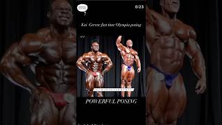 Fast time posing bodybuilding motivation olympia kaigreen shorts [upl. by Omocaig]