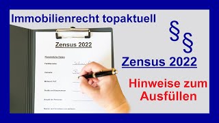 Zensus 2022 – Fragebogen richtig ausfüllen  Tutorial [upl. by Ziul629]