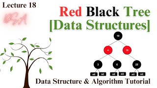 RedBlack Tree  Tree Data Structures  Data Structure amp Algorithm trees dsa [upl. by Amaso]