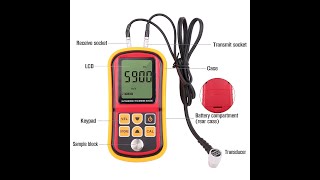 How to use Ultrasonic Thickness gauge [upl. by Arbed463]