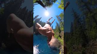 HE THREW THE CAMERA ON MY HEAD 😬 fail cliffjumping [upl. by Aizek905]