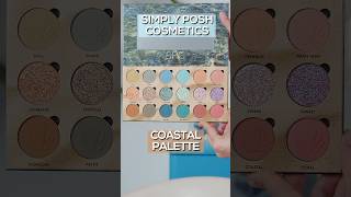 SIMPLY POSH  Coastal 🐚🌊 Eyeshadow Palette  Look 1 [upl. by Illil906]