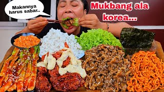 MUKBANG ALA KOREA 🥵🤤‼️ [upl. by Awra]