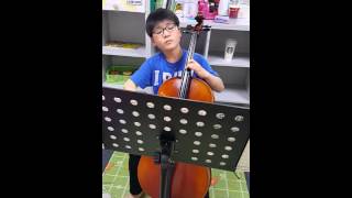 Goltermann cello concerto no5 1st Jinwoo Park 9 age [upl. by Gader933]