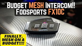 Fodsports FX10C Bluetooth Mesh Intercom  Review  It has MESH [upl. by Ortrud326]