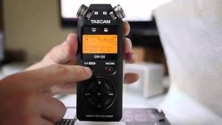 Tascam DR05 Review With Audio Recording [upl. by Adnawaj]