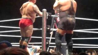 John Cena VS Big Show amp Lord Tensai amp John Laurinaitis WWE RAW World Tour Madrid 2012 720p 4 [upl. by Ztirf]