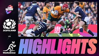 HIGHLIGHTS  SCOTLAND V AUSTRALIA  AUTUMN NATIONS SERIES [upl. by Delgado]