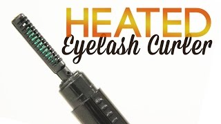 Heated Eyelash Curler Review and Demo [upl. by Burhans264]