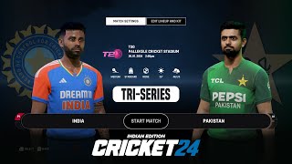 INDIA VS PAKISTAN T20 MATCH CRICKET 24  KD GAMING  CRICKET 24 LIVE indiavspakistan [upl. by Nealon]