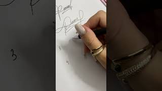 How to sign the letter P Signature ideas signature calligraphy logodesign art [upl. by Marylee74]