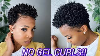 How To Flat Twist Out on Short Natural Hair  TWA [upl. by Liss]