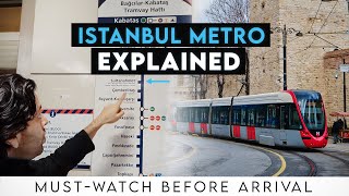 Istanbul Public Transport Guide amp Map Explained  Metro Routes Taksim to Sultan Ahmet amp More [upl. by Samantha]