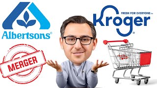 Albertsons plans to merge with Kroger  ACI Stock Earnings [upl. by Meli888]