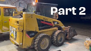 Rebuilding my CAT 226b skid steer engine [upl. by Eidoc]