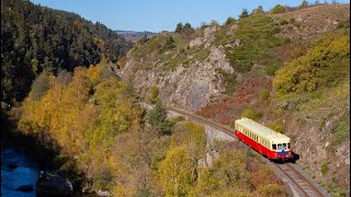 Des trains spéciaux sur la ligne des Cévennes Octobre 2022 X 2403 CFHA140C27 GADEFT [upl. by Nylaroc]