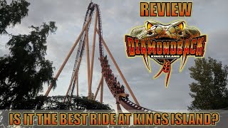 Diamondback Review Kings Island Bolliger amp Mabillard Hyper Coaster  Best Ride at the Park [upl. by Annaohj262]