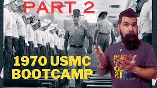 Marine Reacts to 1970s USMC Boot Camp  Part 2 [upl. by Airitak]