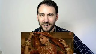 Ghoomar  Padmaavat Song REACTION [upl. by Naehs627]