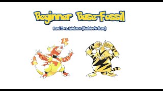 Round 2 Electabuzz  Magmar vs Raindance Blastoise  Articuno BaseFossil Retro Pokemon TCG [upl. by Pancho615]