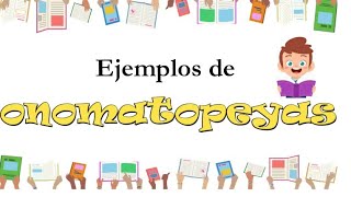 Ejemplos de onomatopeyas  Educación Primaria [upl. by Johnathon]