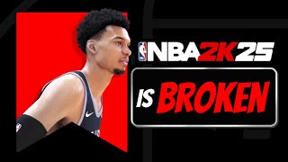 NBA2K25 BEING “REALISTIC” FOR 47 SECONDS… [upl. by Nosnevets]