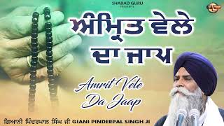 Amrit Wele Da Jaap  Giani Pinderpal Singh Ji  New Katha 2024  Katha Vichar  Shabad Guru [upl. by Everrs699]