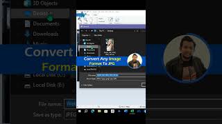 How to Convert a Photo into JPG Format  How to Convert Photo into JPG Format in Laptop shorts [upl. by Parry246]